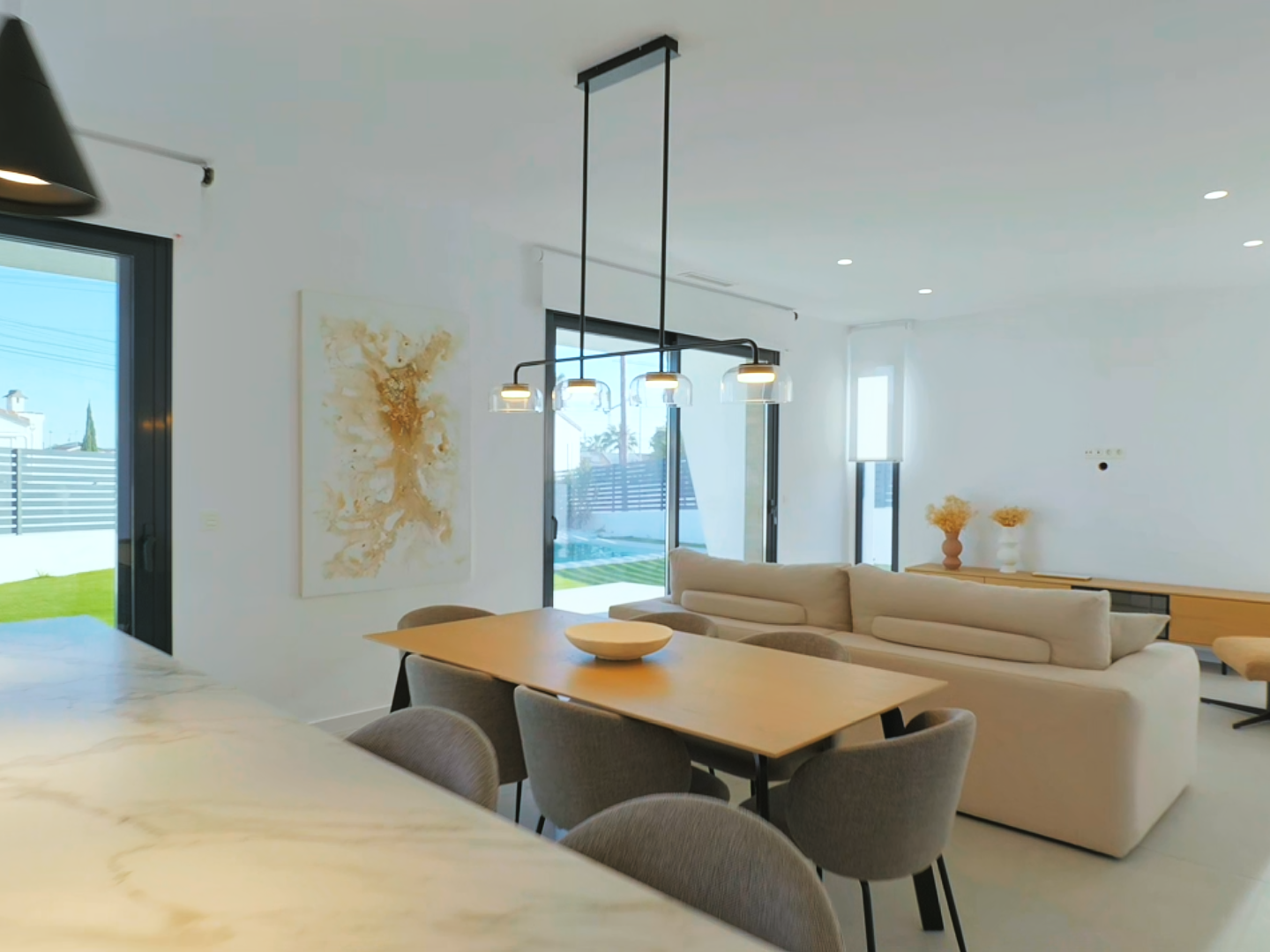 Interior de vivienda preparado para su anuncio
